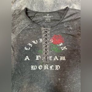 American Eagle Women’s Vintage Distressed T shirt